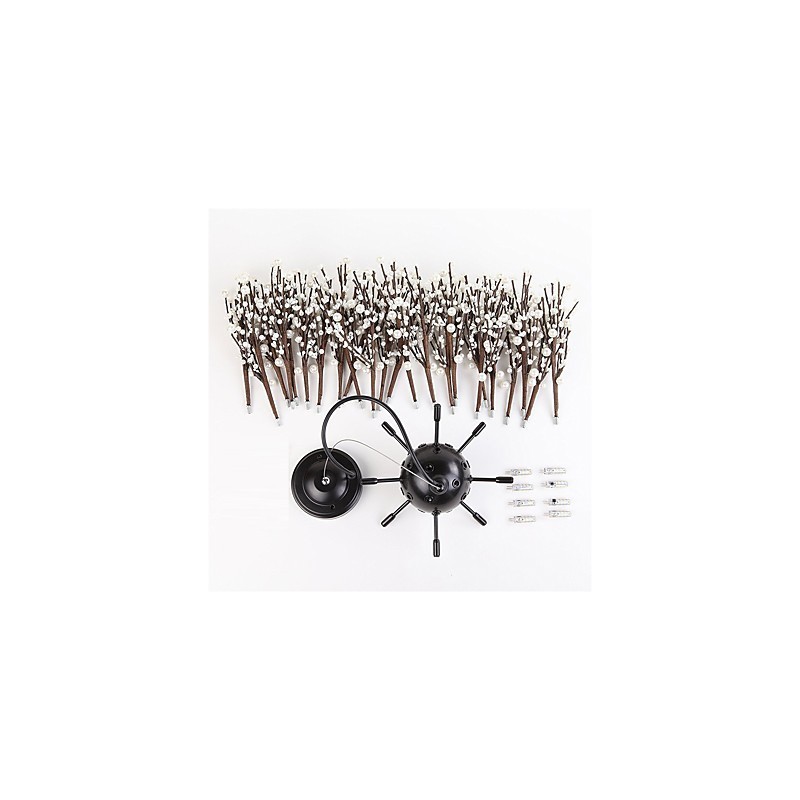 Lampadario moderno Firework Vintage in ferro battuto a 8 luci