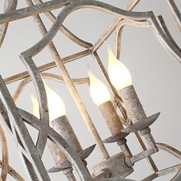 Lampadario vintage in metallo industriale da loft, lampada a sospensione decorativa per interni