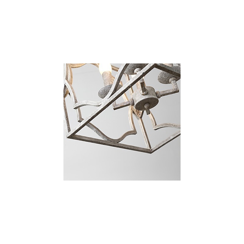 Lampadario vintage in metallo industriale da loft, lampada a sospensione decorativa per interni