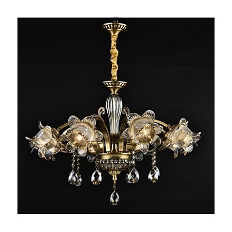 Dipinto rustico Lodge Caratteristica per designer Negozi interni in metallo Lampadario a 2 lampadine