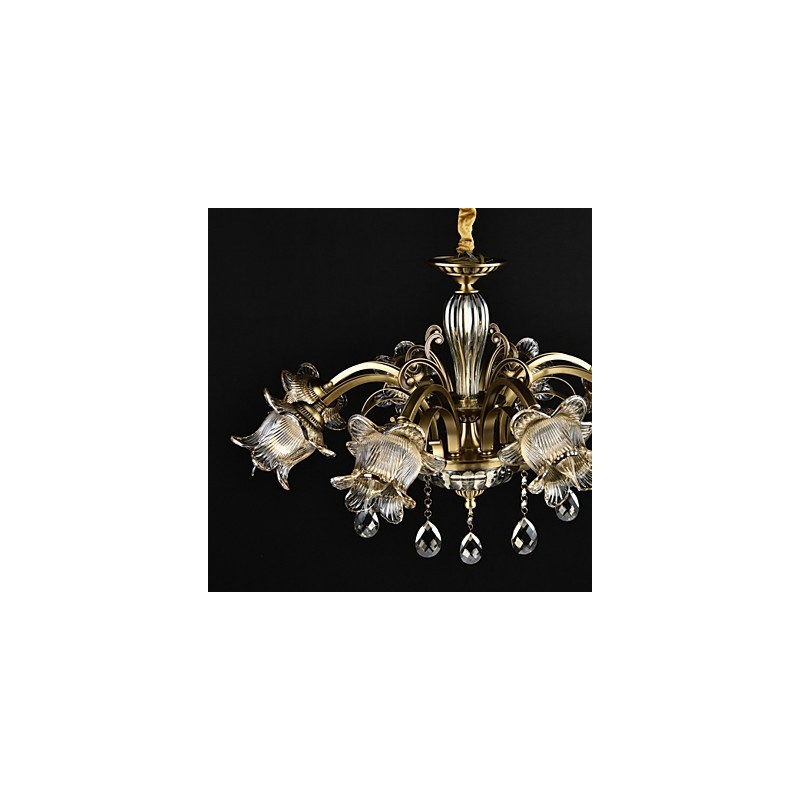 Dipinto rustico Lodge Caratteristica per designer Negozi interni in metallo Lampadario a 2 lampadine