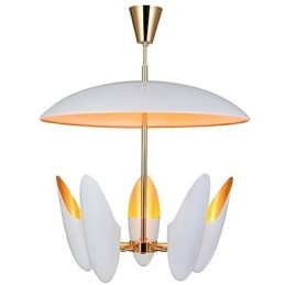 Lampadario moderno Breve arte a 5 luci con lampadine E14 incluse