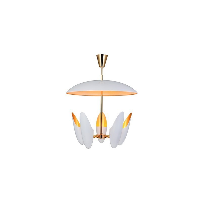Lampadario moderno Breve arte a 5 luci con lampadine E14 incluse