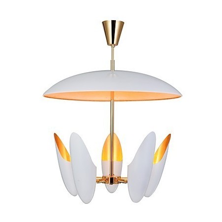 Lampadario moderno Breve arte a 5 luci con lampadine E14 incluse