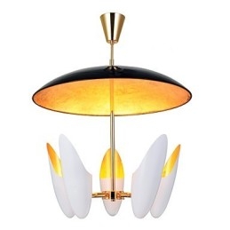 Lampadario moderno Breve arte a 5 luci con lampadine E14 incluse
