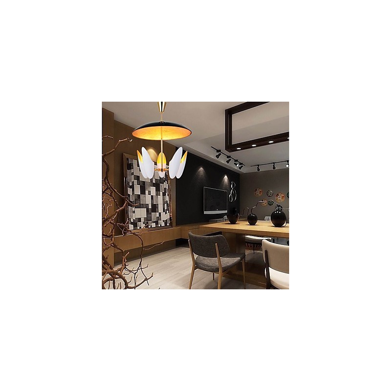 Lampadario moderno Breve arte a 5 luci con lampadine E14 incluse