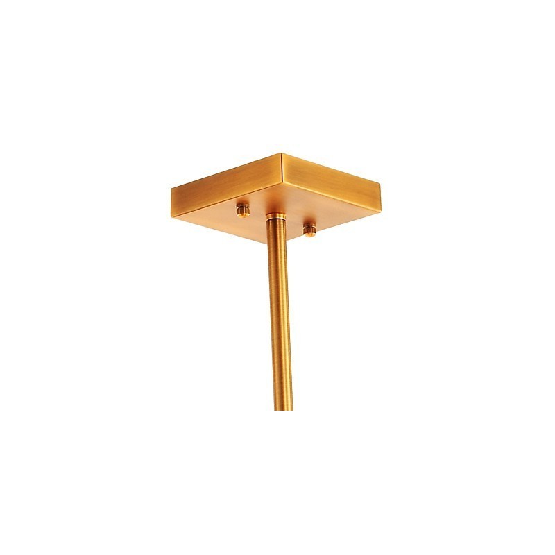 Lampadario moderno artistico mini 1 livello 4 lampadine E27 metallo vetro