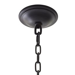 Lampadario a sospensione in ferro stile retrò 8 luci