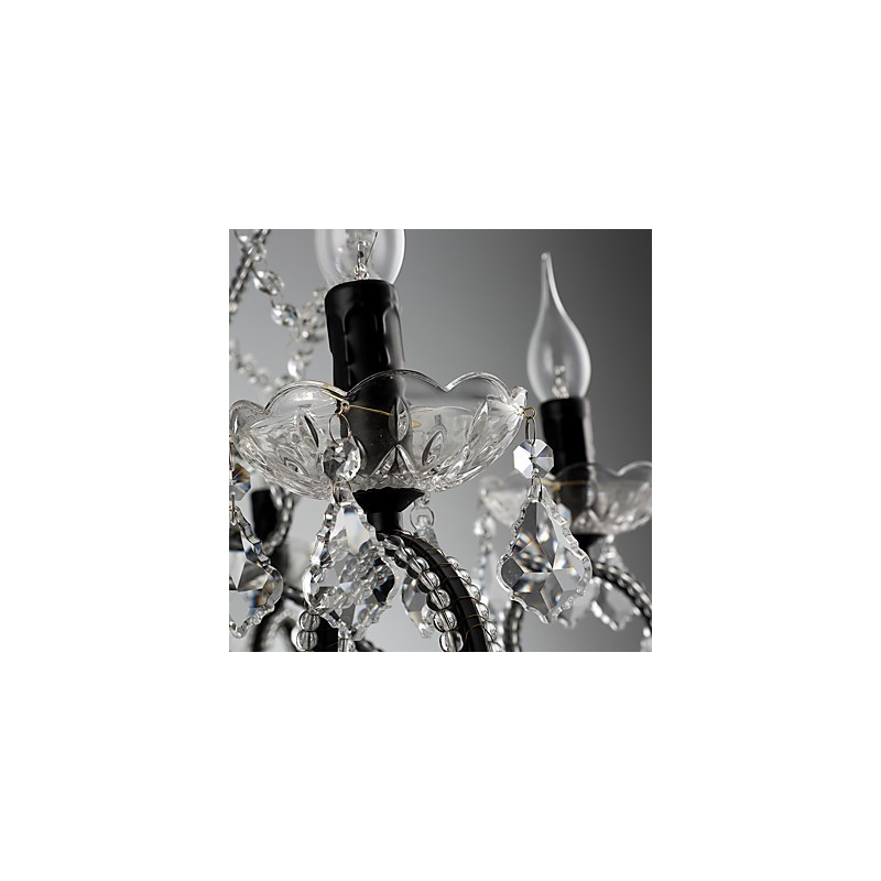 Lampadario a 8 luci in cristallo moderno contemporaneo rustico vintage retrò classico