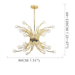 Lampadario moderno minimalista C con plafoniera
