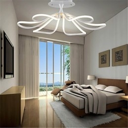 Plafoniera a filo LED moderna contemporanea mini 48 W 75 cm