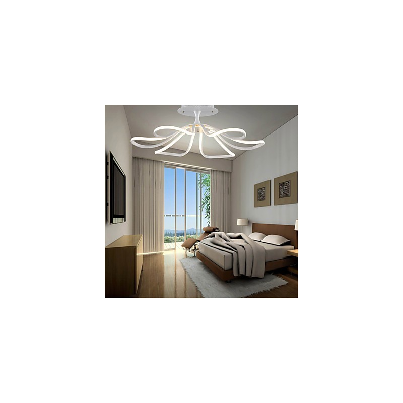 Plafoniera a filo LED moderna contemporanea mini 48 W 75 cm
