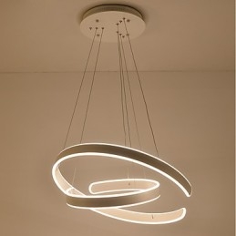 Lampadario sospeso moderno e creativo stile nordico per sala da pranzo, 80 W, LED integrato