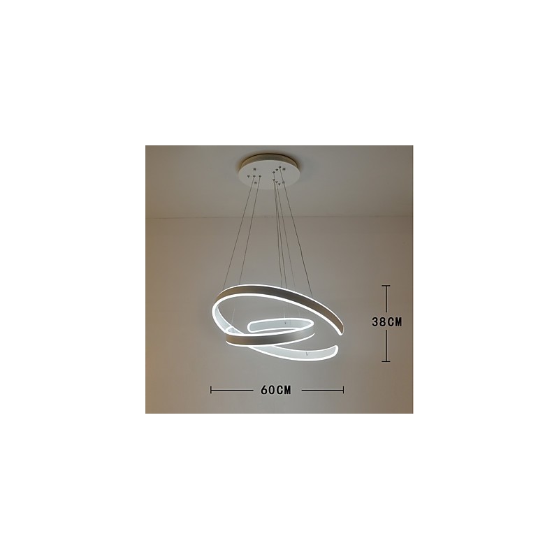 Lampadario sospeso moderno e creativo stile nordico per sala da pranzo, 80 W, LED integrato