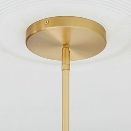 Lampadario rustico Lodge in metallo e vetro, 2 lampadine E12/E14