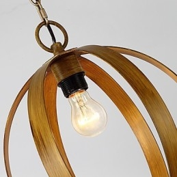 Lampadario industriale in metallo dipinto a mano per interni