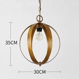 Lampadario industriale in metallo dipinto a mano per interni