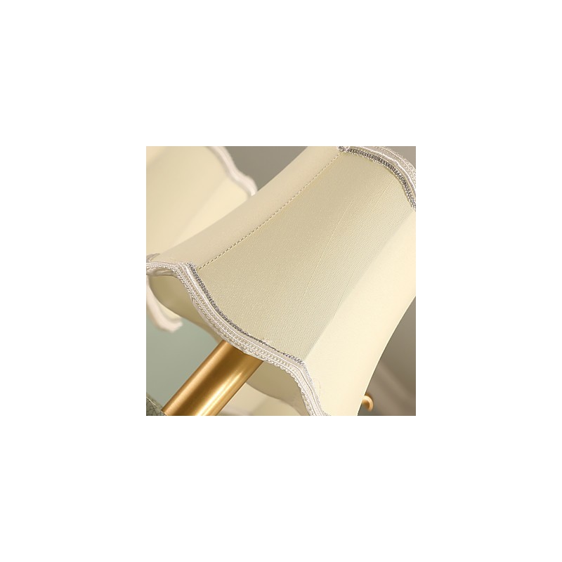 Lampadario in ottone con decorazioni in giada KP8