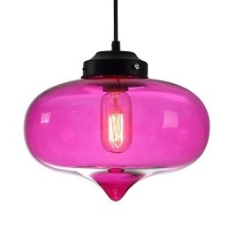 Lampadario a sospensione Bubble Design 1 luce minimalista in ferro dipinto