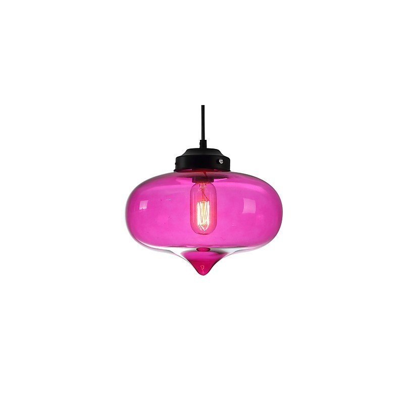 Lampadario a sospensione Bubble Design 1 luce minimalista in ferro dipinto