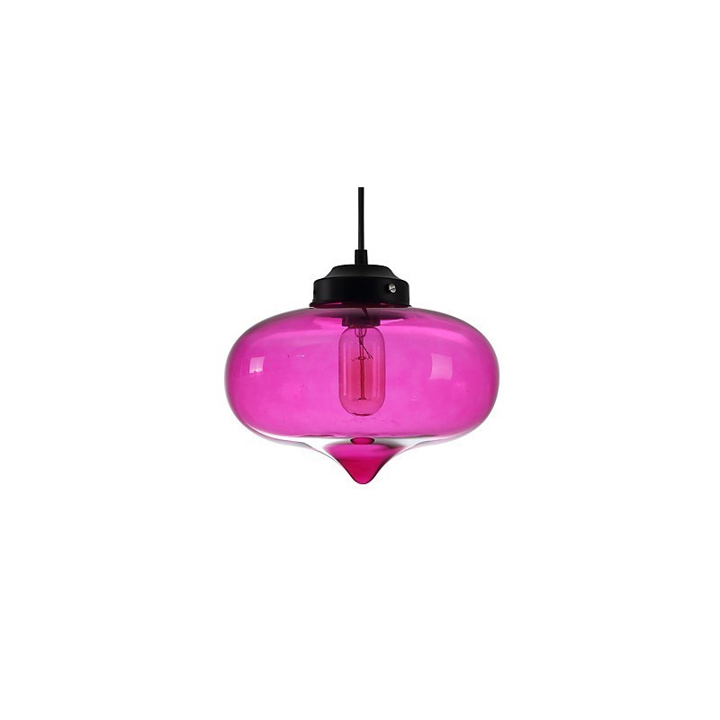 Lampadario a sospensione Bubble Design 1 luce minimalista in ferro dipinto