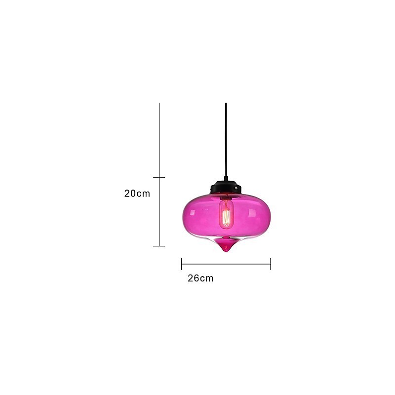 Lampadario a sospensione Bubble Design 1 luce minimalista in ferro dipinto
