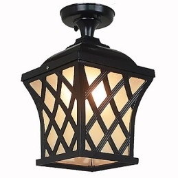 Lampadario rurale da esterno American Garden Patio Door impermeabile con sfera a goccia