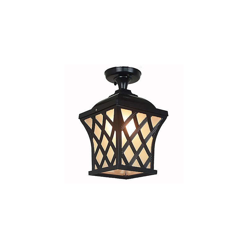 Lampadario rurale da esterno American Garden Patio Door impermeabile con sfera a goccia