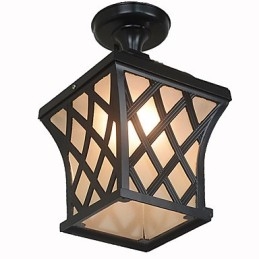Lampadario rurale da esterno American Garden Patio Door impermeabile con sfera a goccia