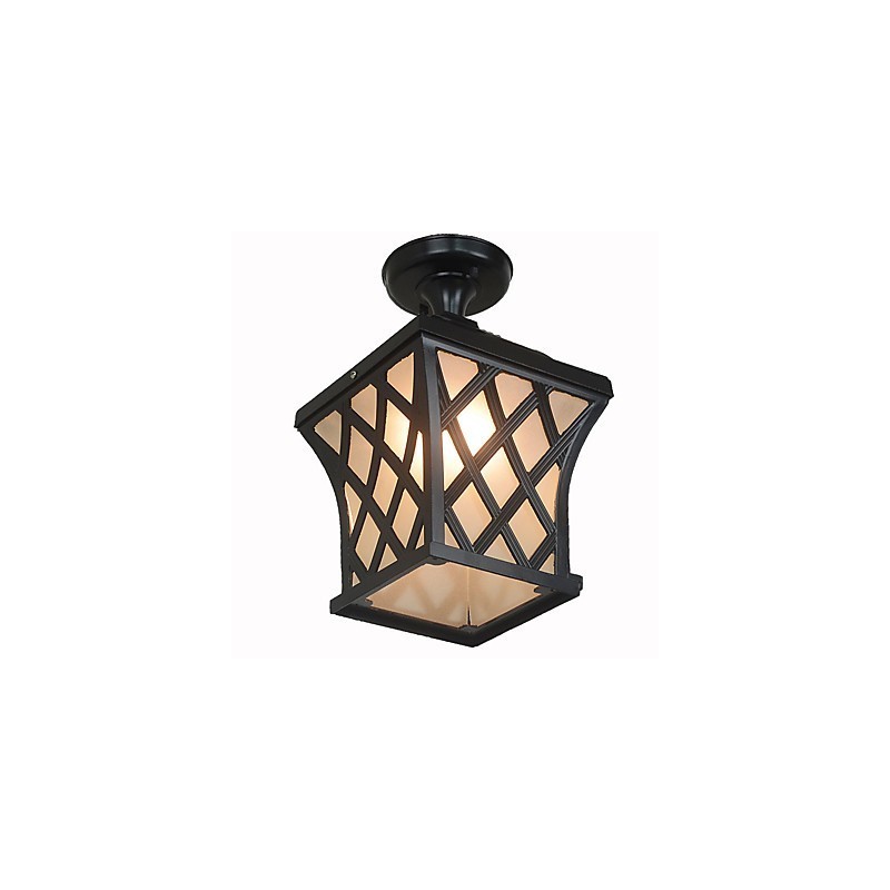 Lampadario rurale da esterno American Garden Patio Door impermeabile con sfera a goccia