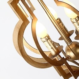 Lampadario vintage industriale in metallo dipinto, 3 luci E12/E14