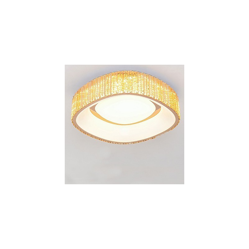 Lampadario LED in cristallo cromato 48 W 48 cm