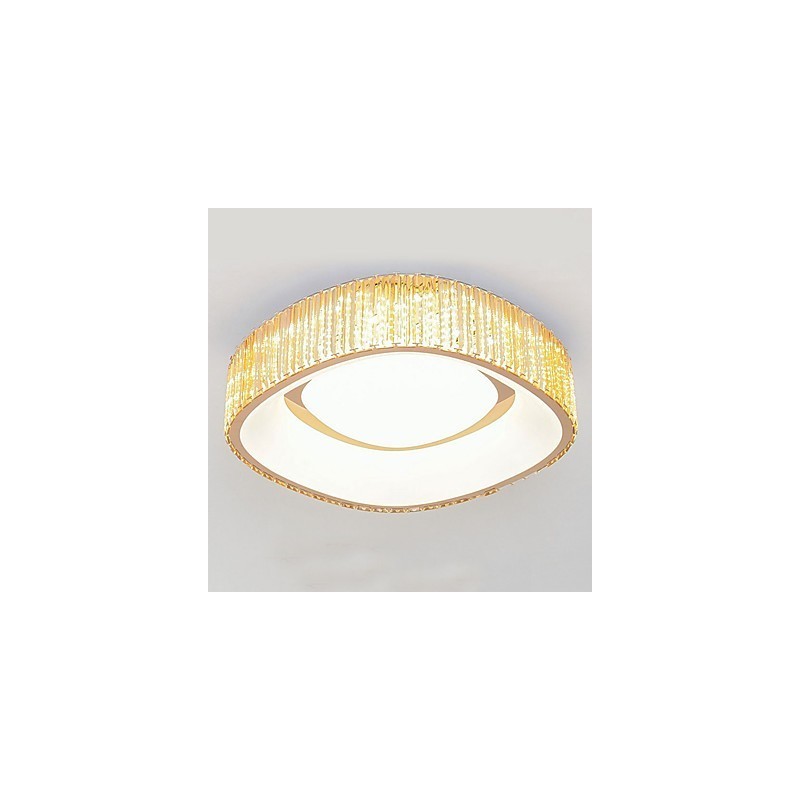 Lampadario LED in cristallo cromato 48 W 48 cm