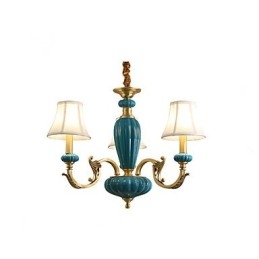 Lampadario rustico in rame e giada OP