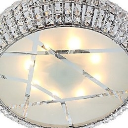 Lampadario a sospensione in cristallo moderno contemporaneo con catena regolabile 100 cm