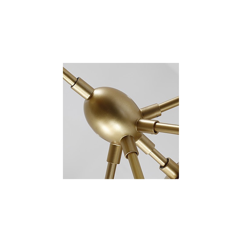 Lampadario a sospensione moderno Twenty_one Light Post in metallo e vetro, industriale decorativo per ingresso