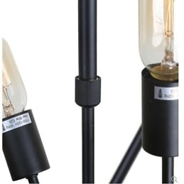 Dipinto rustico Lodge Caratteristica per designer Negozi interni in metallo Lampadario a 2 lampadine