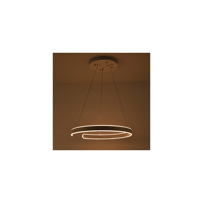 Lampadario a sospensione moderno artistico con LED integrato 48 W, dimmerabile, opaco