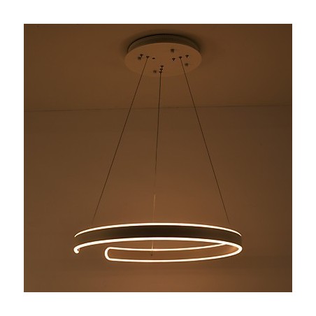 Lampadario a sospensione moderno artistico con LED integrato 48 W, dimmerabile, opaco