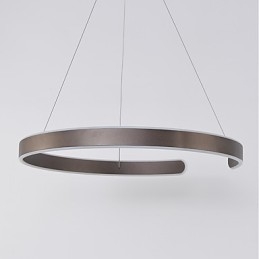 Lampadario a sospensione moderno artistico con LED integrato 48 W, dimmerabile, opaco