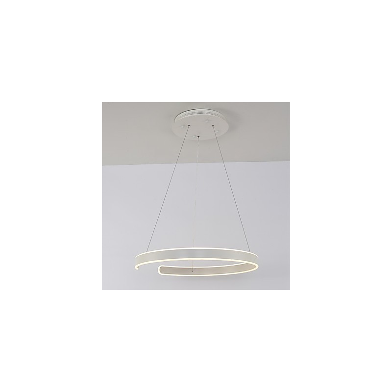 Lampadario a sospensione moderno artistico con LED integrato 48 W, dimmerabile, opaco