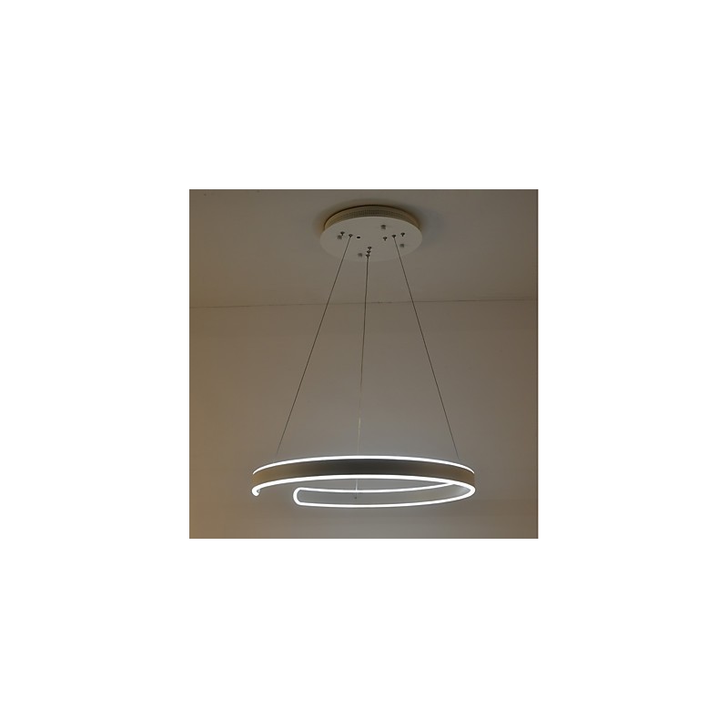 Lampadario a sospensione moderno artistico con LED integrato 48 W, dimmerabile, opaco