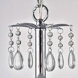 Dipinto rustico Lodge Caratteristica per designer Negozi interni in metallo Lampadario a 2 lampadine