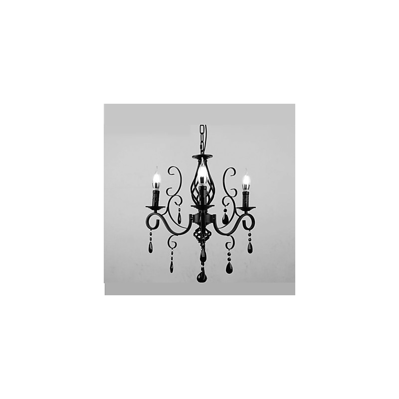 Lampadario in cristallo moderno a 3 luci