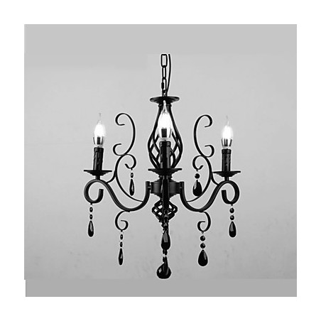 Lampadario in cristallo moderno a 3 luci