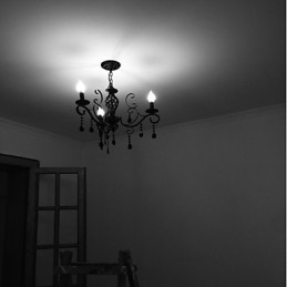 Lampadario in cristallo moderno a 3 luci