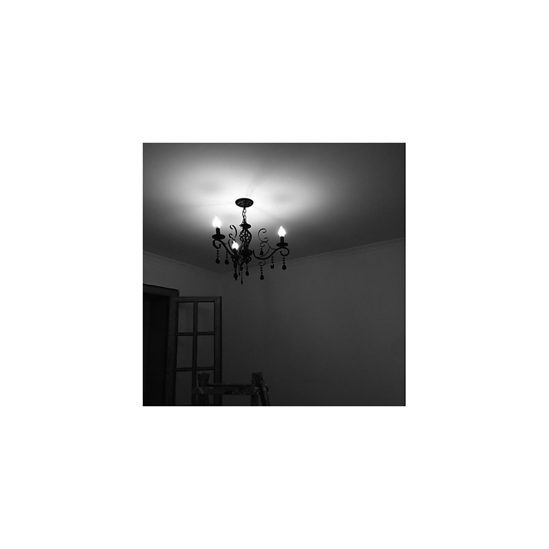 Lampadario in cristallo moderno a 3 luci