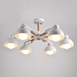 Lampadario mini tradizionale classico rustico vintage in metallo con finitura dipinta