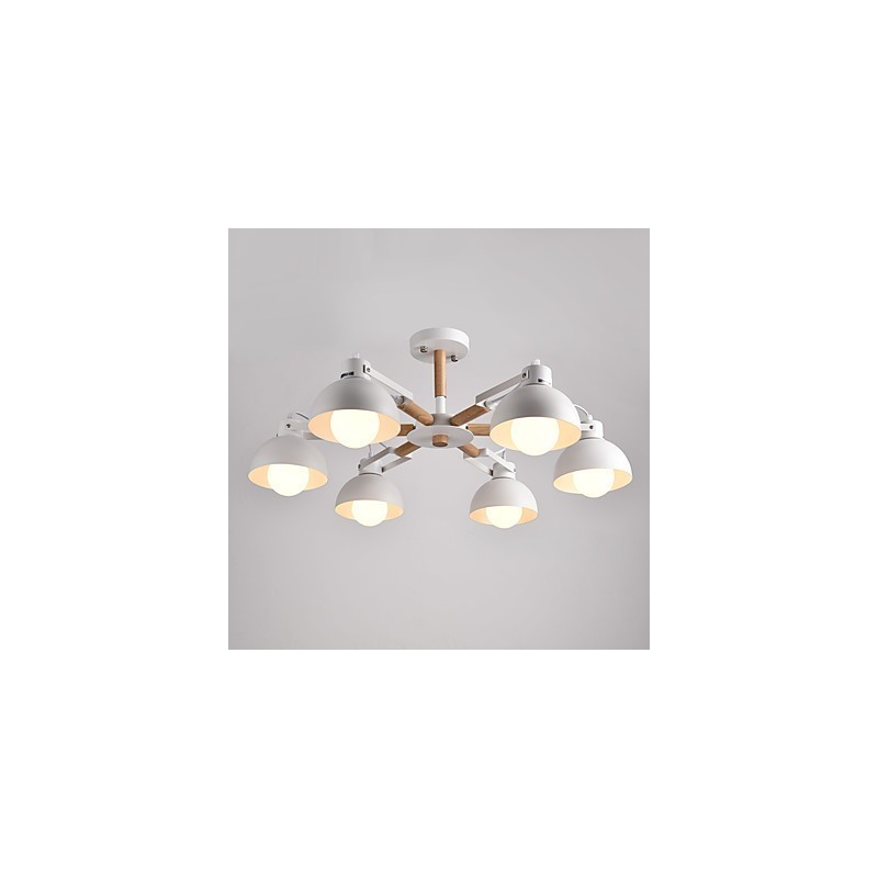 Lampadario mini tradizionale classico rustico vintage in metallo con finitura dipinta