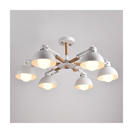 Lampadario mini tradizionale classico rustico vintage in metallo con finitura dipinta